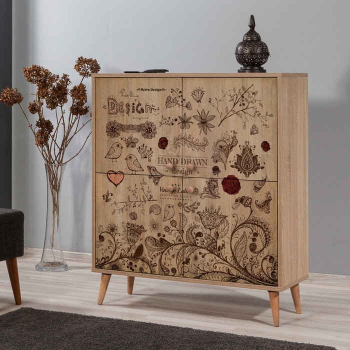 Hanah Home Multilux-731 Armario Multiusos Roble Sonoma Hanah Home Multilux-731 Armario Multiusos Roble Sonoma